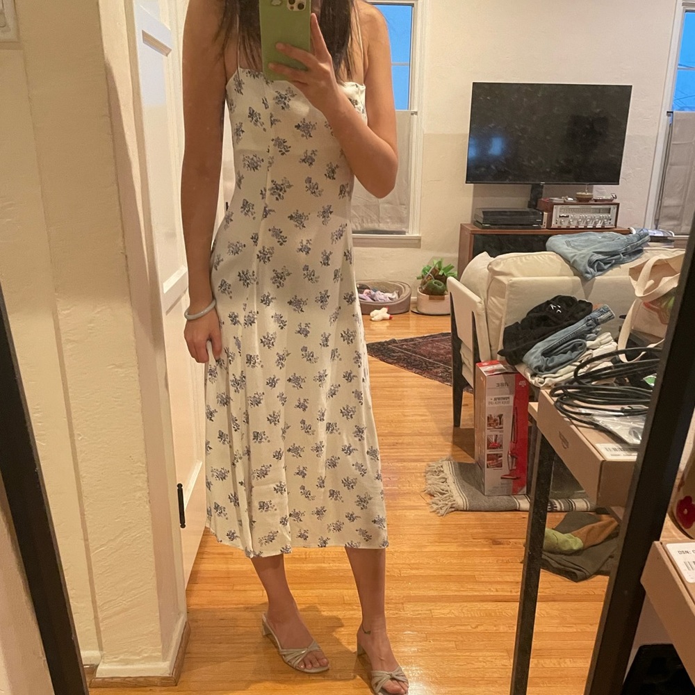 SOLD Reformation Madeline print Maxi dress